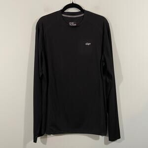 Grey Preparer Men's Black Lightweight Long Sleeve Baselayer Top Size XL